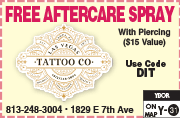 Special Coupon Offer for Las Vegas Tattoo Co